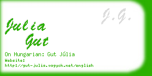 julia gut business card
